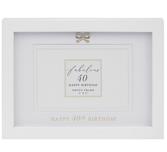 Fabulous 40th Birthday Frame 4x6