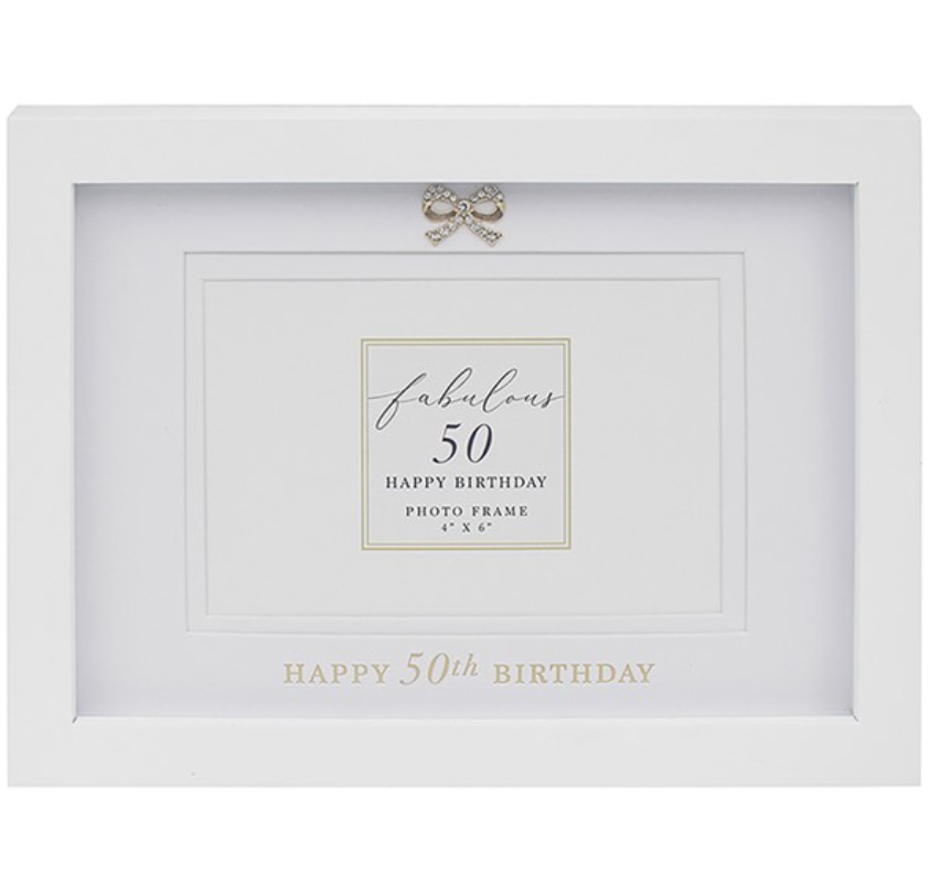 Fabulous 50th Birthday Frame 4x6