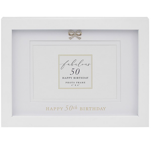 Fabulous 50th Birthday Frame 4x6