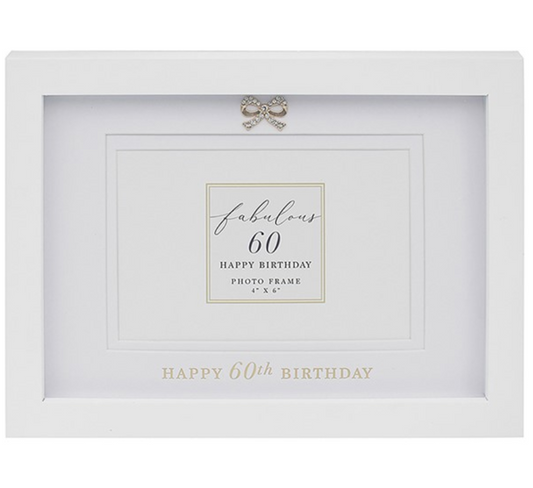 Fabulous 60th Birthday Frame 4x6