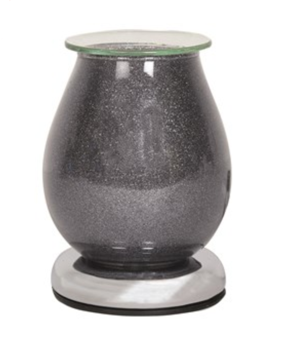Aroma Wax Melt Electric Touch Burner Pewter