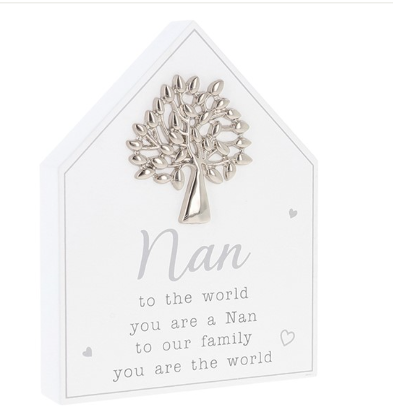 Nan To The World... Tree Of Life Plaque