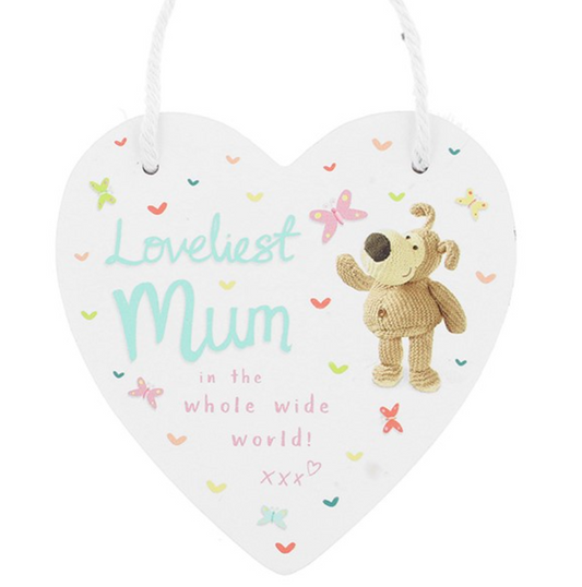 Loveliest Mum Heart 12cm
