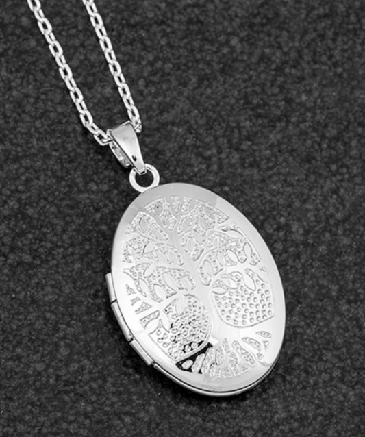 Tree of Life Silver Plated Locket
