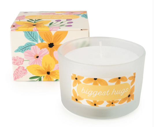Biggest Hugs Floral Small Candle