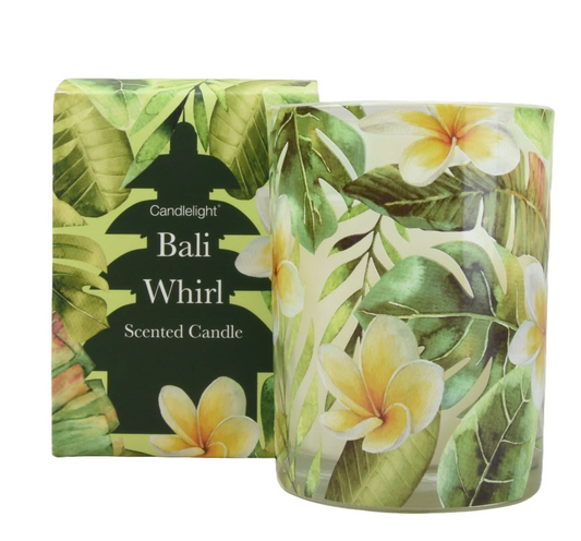 Bali Whirl Wax Filled Pot Candle Sea Salt Scent 220g