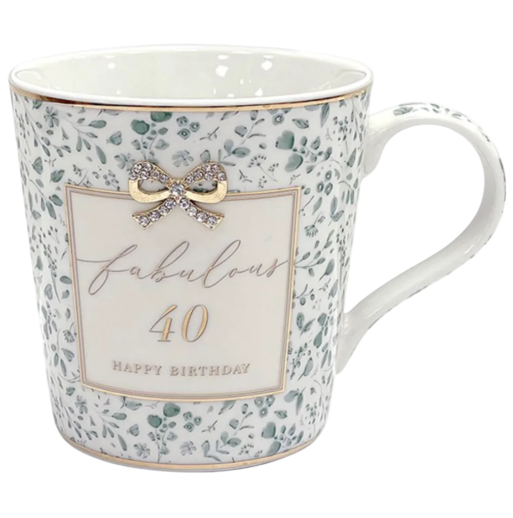 Fabulous 40th Birthday Mug
