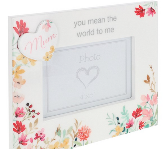 Mum You Mean The World To Me Frame 6x4