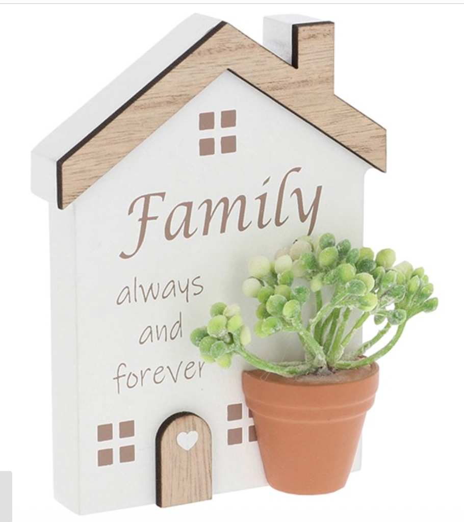 Family Always & Forever Standing Plaque