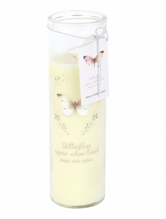 Butterflies Appear Vanilla Tube Candle