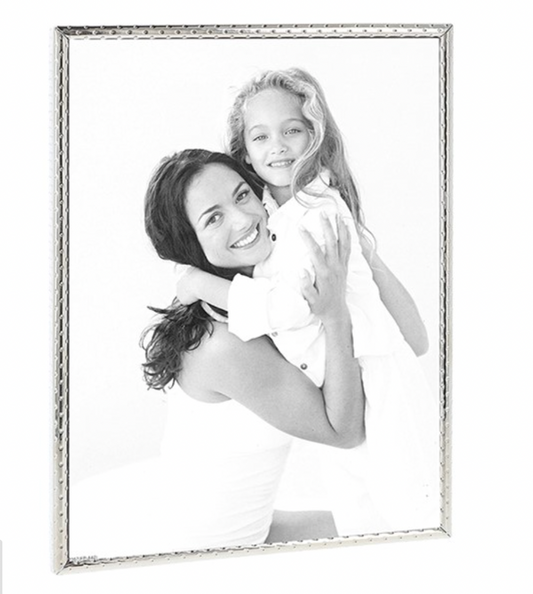 Silver Slim Edge Dot Frame 6x8