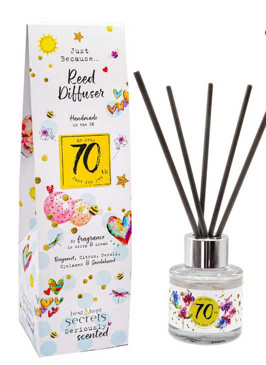 70TH Birthday Set Of 3 Scented Candles