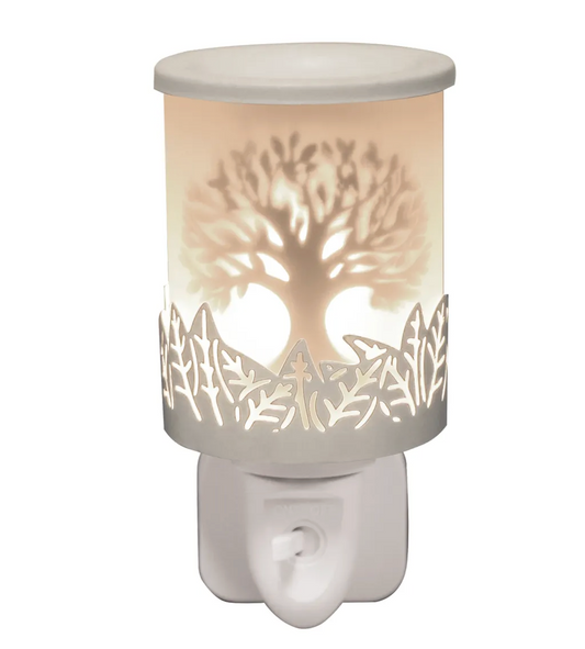 Plug In Tree Of Life White 14cm