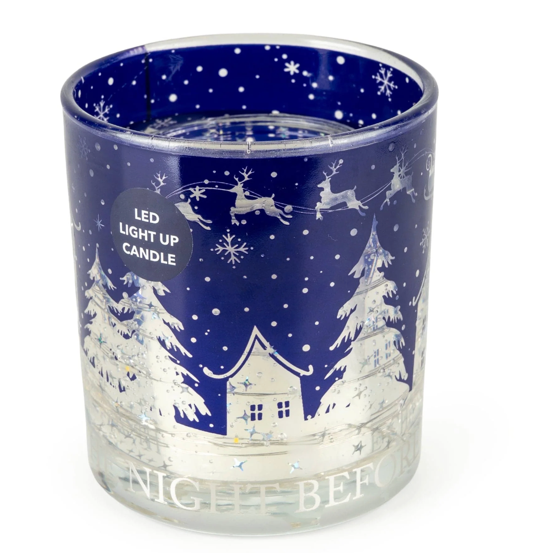 Night Before Christmas LED Candle