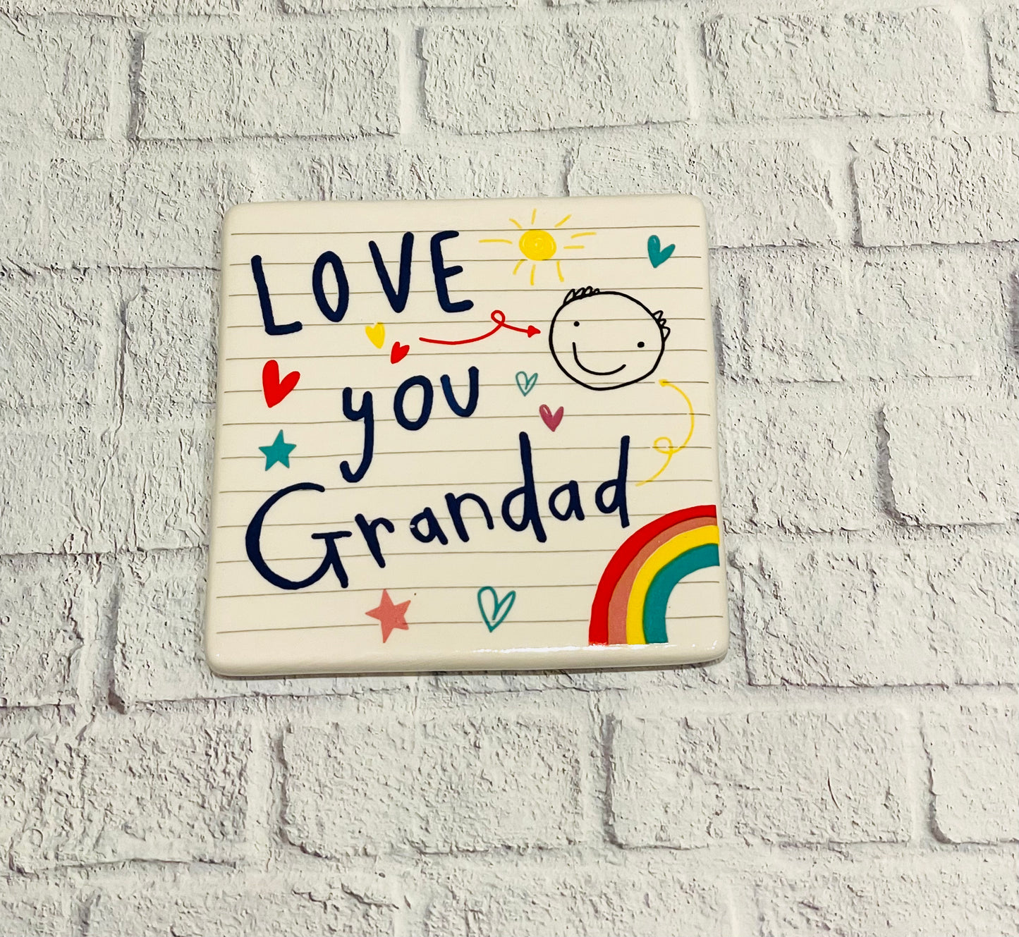 Love You Grandad Coaster