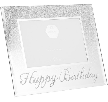 Happy Birthday Glitter Mirror Frame (1303467819079)