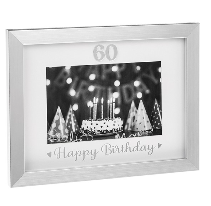 Silver Event Frame 60th Birthday (6630321324103)