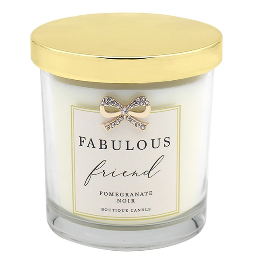 Fabulous Friend Bow Candle