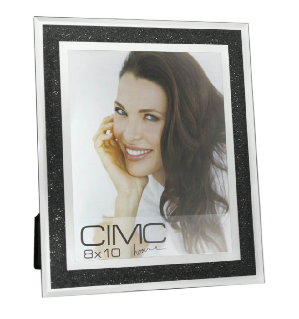 Diamond Crush Black Photo Frame 8X10