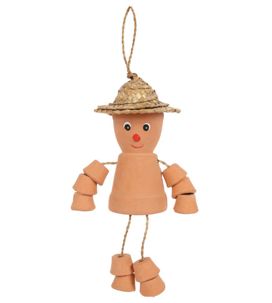 SMALL TERRACOTTA POT MAN 25CM (6650731757639)