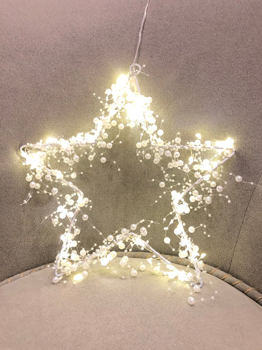 Small Light Up Beaded Star (4860738043975)