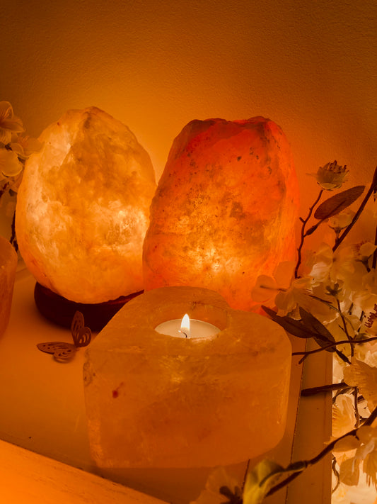 Himalayan Crystal Salt Lamp - Small 1.5-2kg (1296395108423)