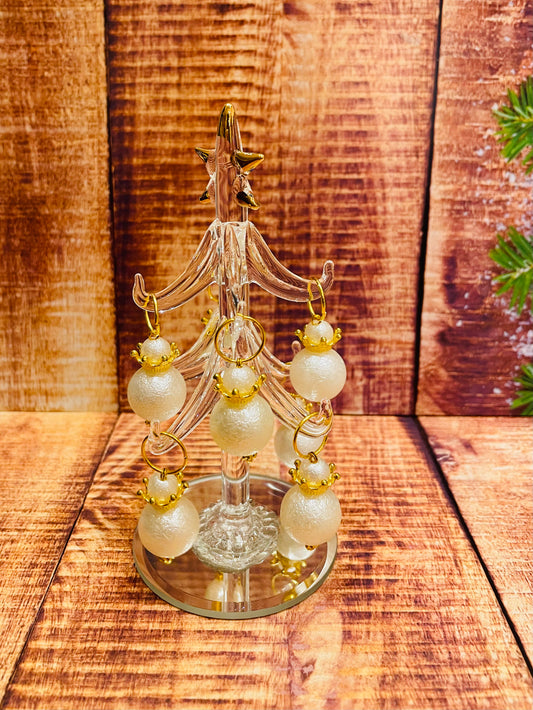 Glass Tree With Pearl Beads